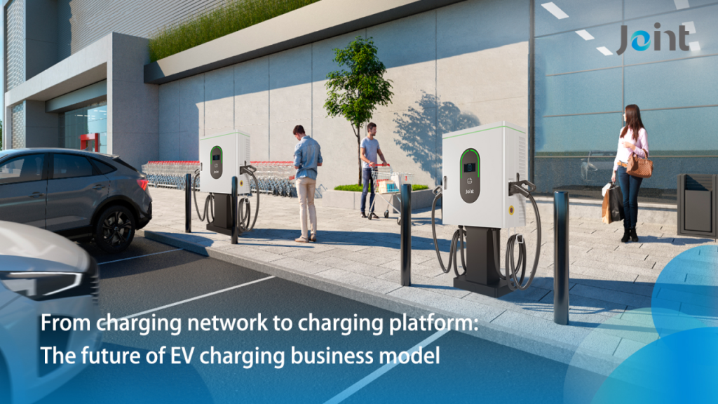 Electric vehicles charging at a modern station symbolizing the future of transportation and investment opportunities.