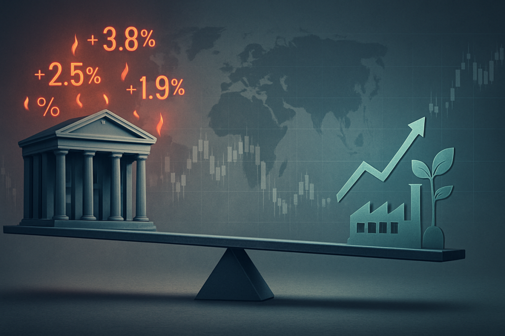 A graph illustrating inflation trends over time alongside sector performance metrics relevant for retirement investors.