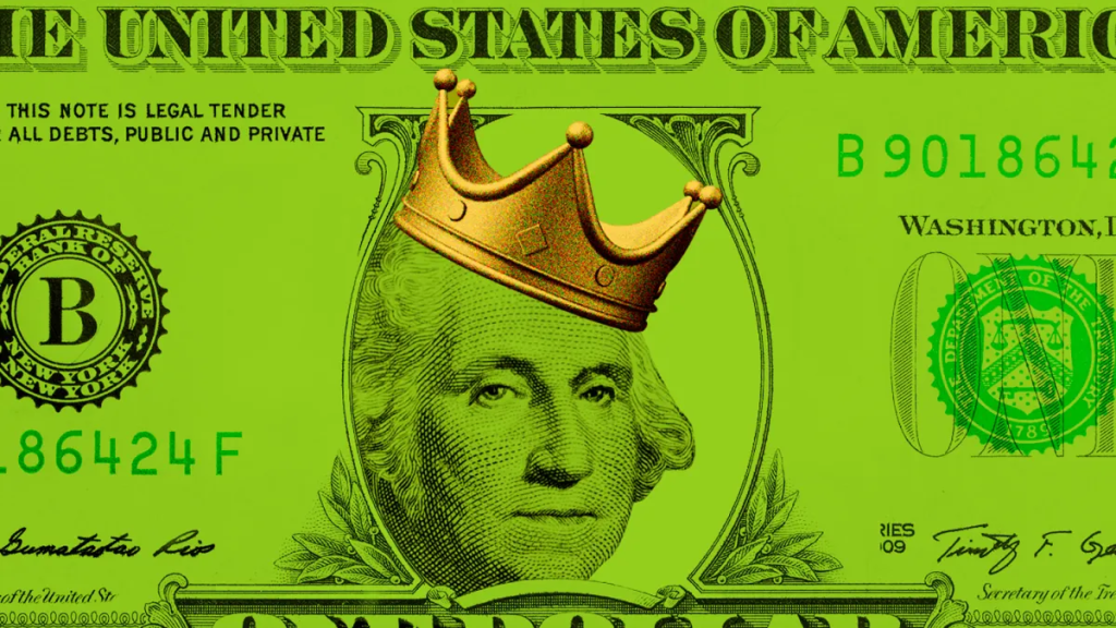 A detailed graph illustrating the fluctuations in U.S. dollar value against major global currencies over recent months, highlighting trends relevant to investors navigating current economic conditions.