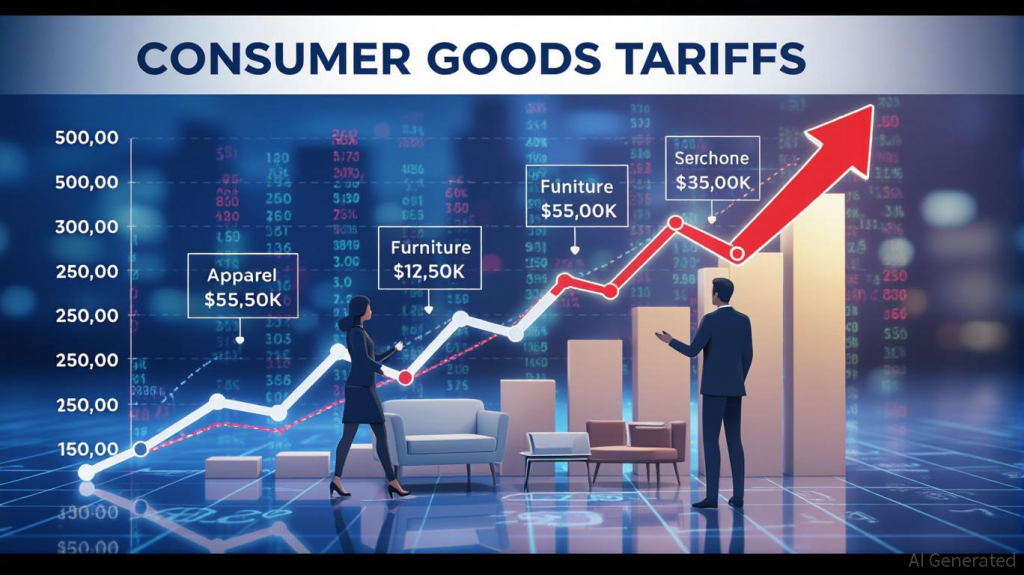 An infographic depicting U.S. Consumer Price Index trends alongside sector performance metrics during periods of high inflation affecting investment strategies.