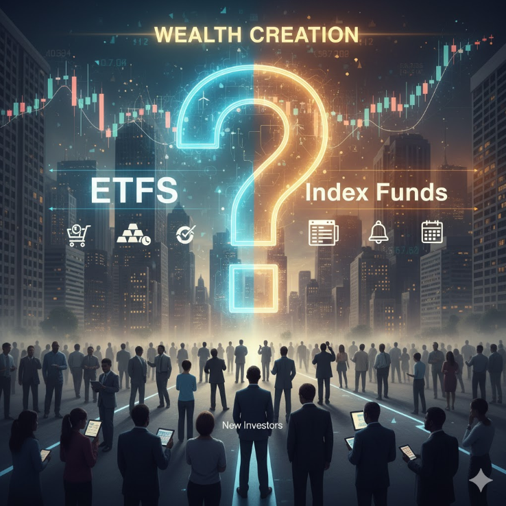 Explore the key differences between ETFs and Index Funds, and uncover the next big trend in wealth creation for new investors in the U.S. stock marke