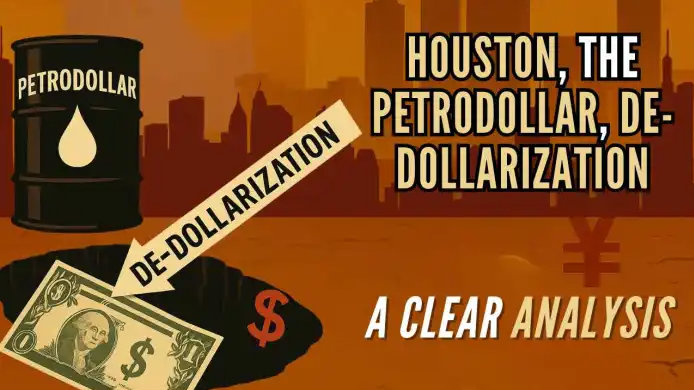 An oil rig operating at sunset representing the significance of oil in global economics.