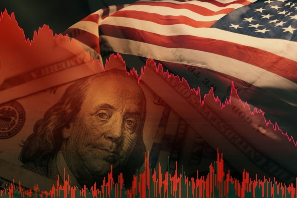 An illustration showing the impact of the strengthening U.S. dollar on emerging market currencies, highlighting potential investment implications