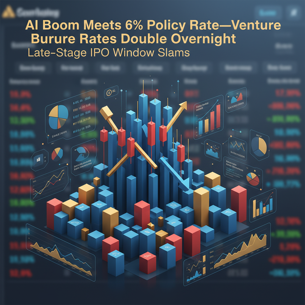Graph illustrating shifts in venture capital funding trends related to behavioral finance concepts such as herding and loss aversion.